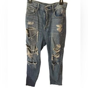 PacSun Blue High Rise Straight Jeans Size 26